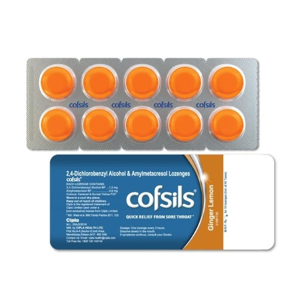 Cofsils Lozenges Lemon 