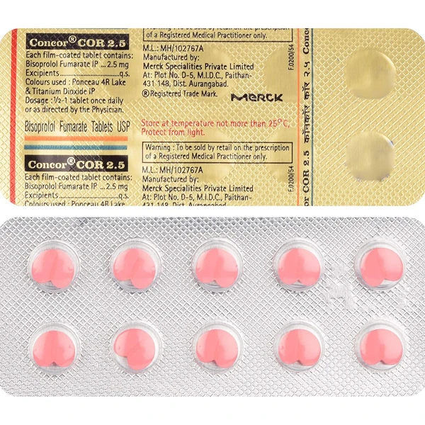 Concor COR 2.5 Tablet  - Prescription Required