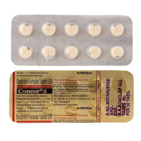 Concor 5 Tablet  - Prescription Required