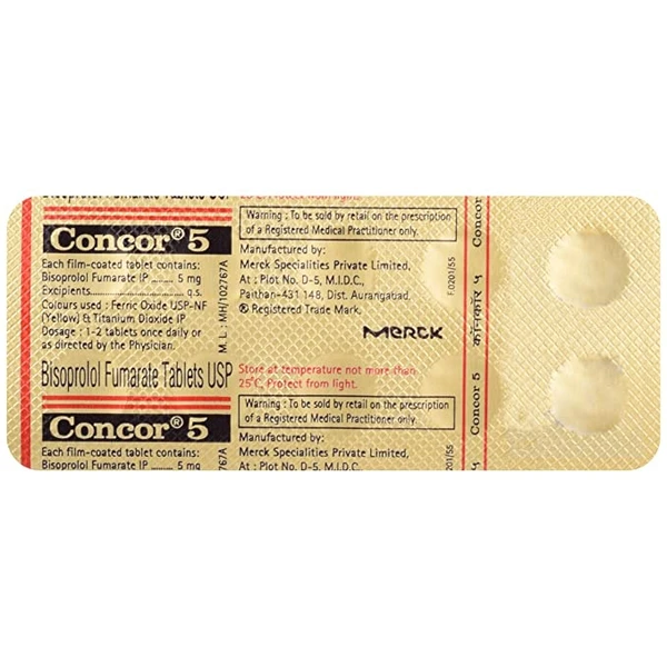 Concor 5 Tablet  - Prescription Required