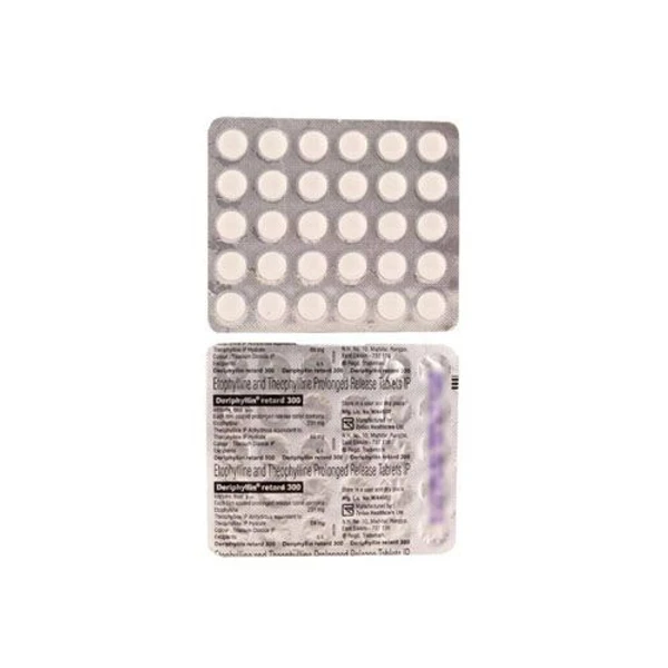 Deriphyllin Retard 300 Tablet  - Prescription Required