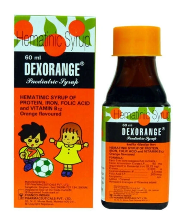 Dexorange Paediatric Syrup Orange