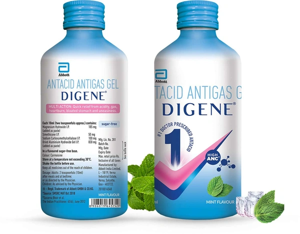 Digene Acidity & Gas Relief Gel Mint