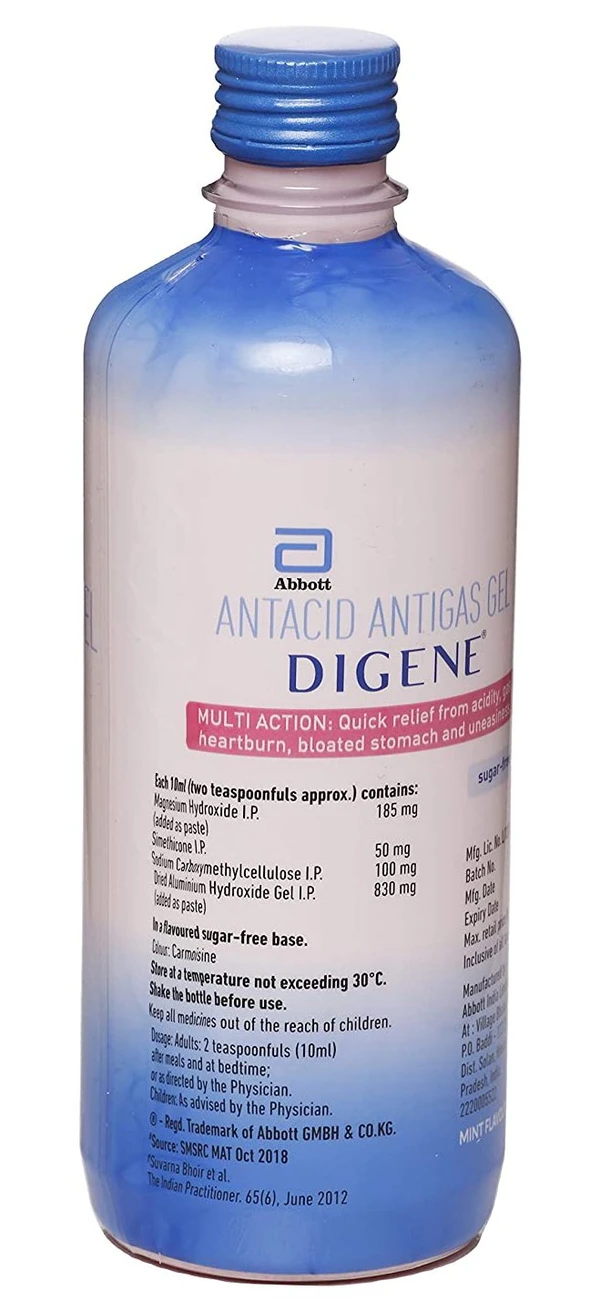 Digene Acidity & Gas Relief Gel Mint