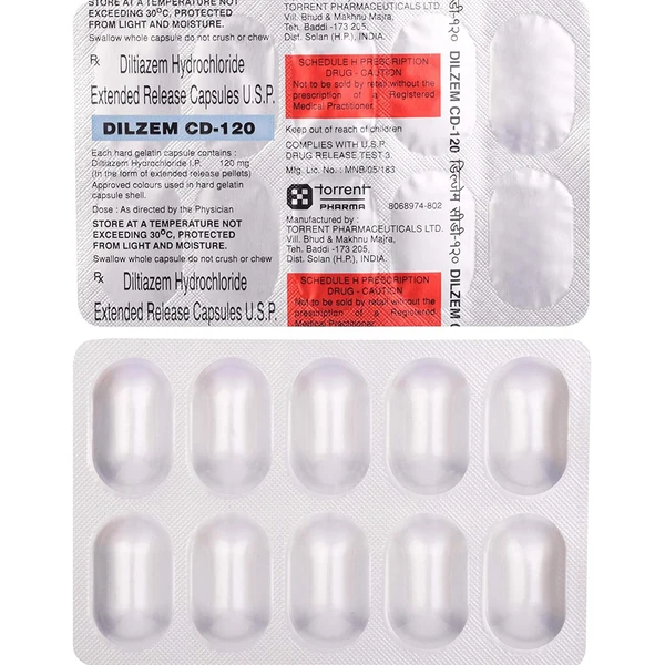 Dilzem CD 120 Capsule  - Prescription Required