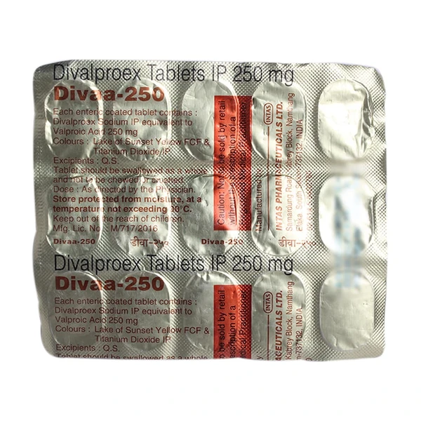 Divaa 250 Tablet  - Prescription Required