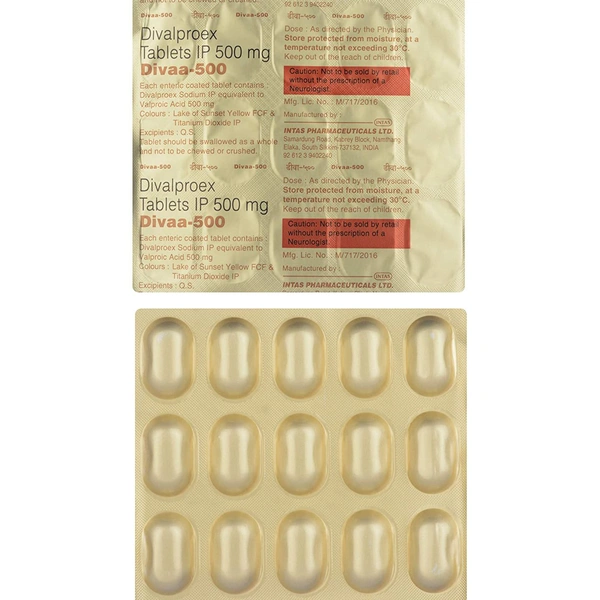 Divaa 500 Tablet  - Prescription Required