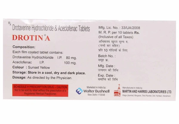 Drotin A Tablet  - Prescription Required