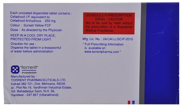 Droxyl 250 DT Tablet  - Prescription Required