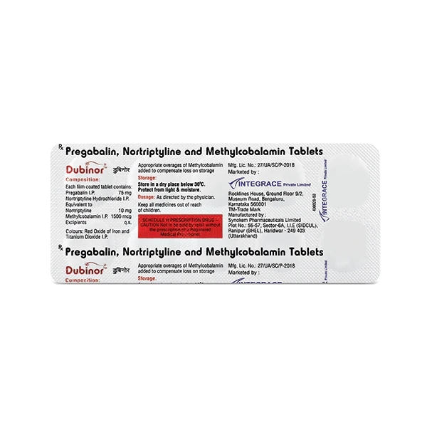 Dubinor Tablet  - Prescription Required