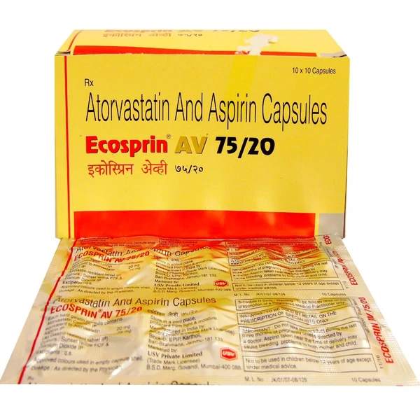 Ecosprin AV 75/20 Capsule - Prescription Required