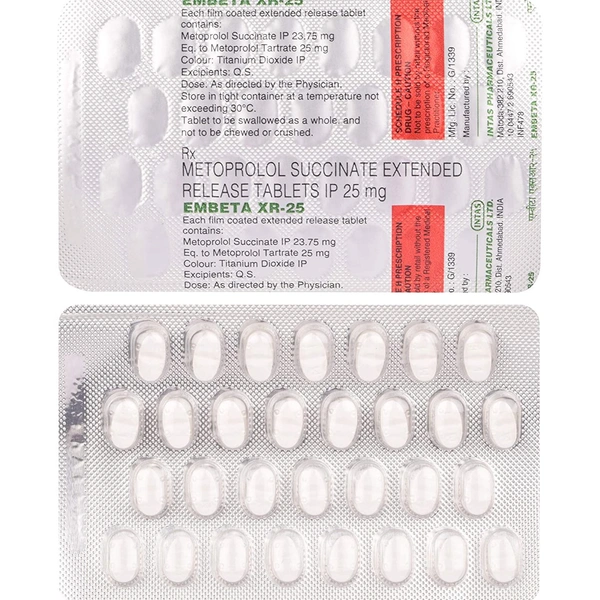 Embeta XR 25 Tablet  - Prescription Required