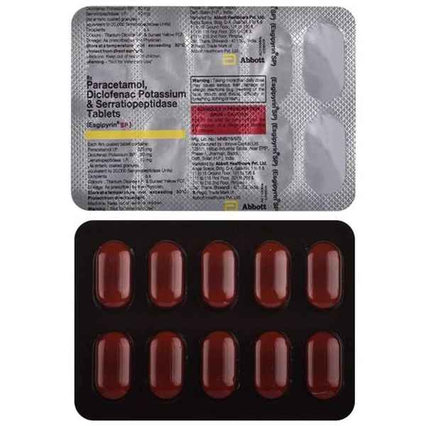Esgipyrin SP Tablet - Prescription Required