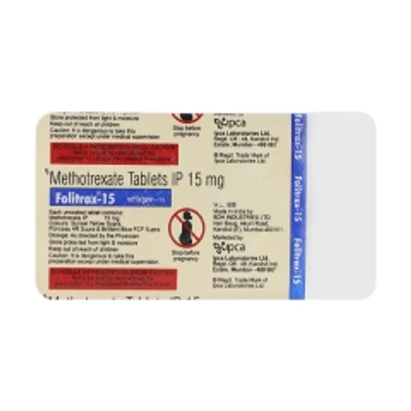 Folitrax 15 Tablet  - Prescription Required