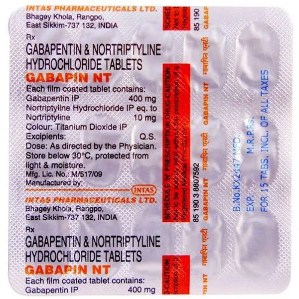 Gabapin NT Tablet  - Prescription Required