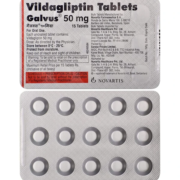 Galvus 50mg Tablet  - Prescription Required