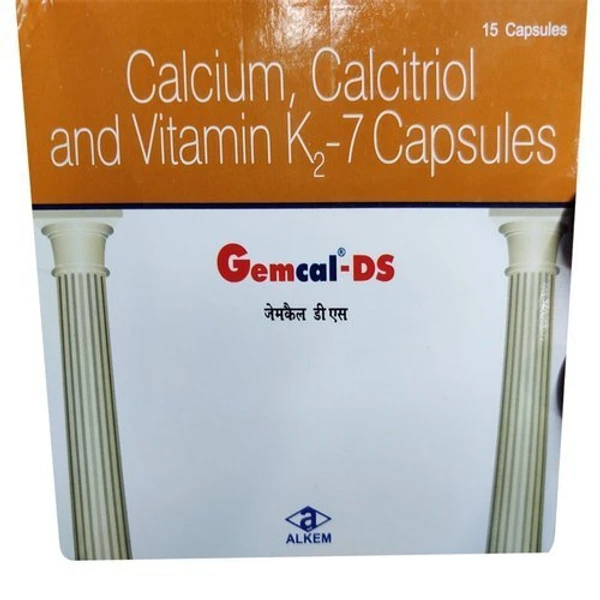 Gemcal-DS Soft Gelatin Capsule 