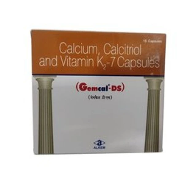 Gemcal-DS Soft Gelatin Capsule 