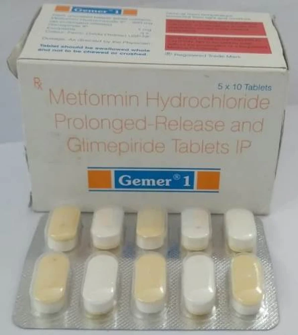 Gemer 1 Tablet  - Prescription Required