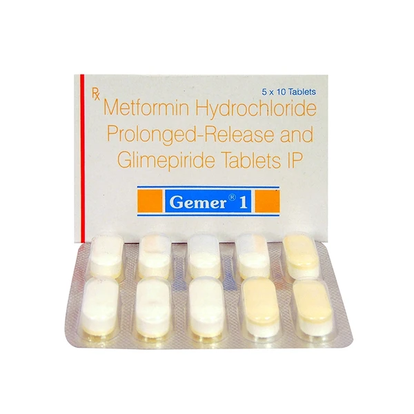 Gemer 1 Tablet  - Prescription Required