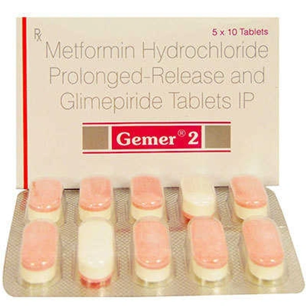 Gemer 2 Tablet  - Prescription Required