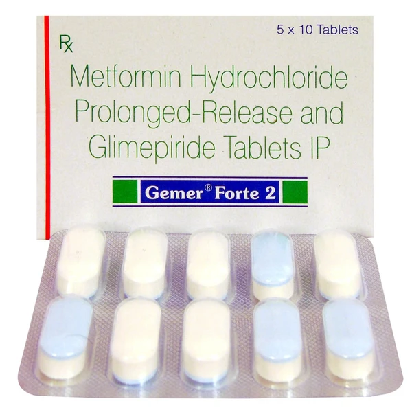 Gemer Forte 2 Tablet  - Prescription Required