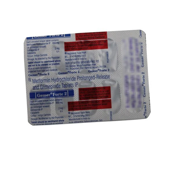 Gemer Forte 2 Tablet  - Prescription Required