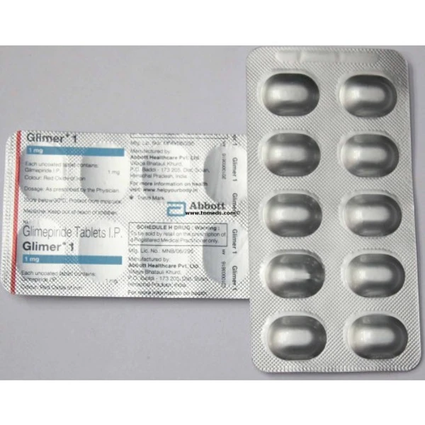 Glimer 1 Tablet  - Prescription Required