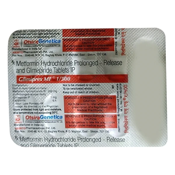 Glimiprex MF 1/1500 Tablet  - Prescription Required