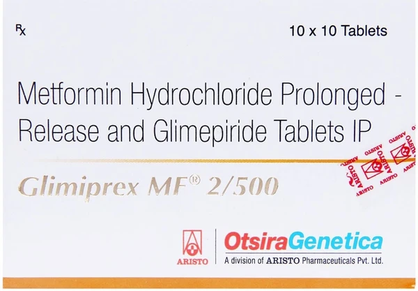 Glimiprex MF 2/500 Tablet  - Prescription Required