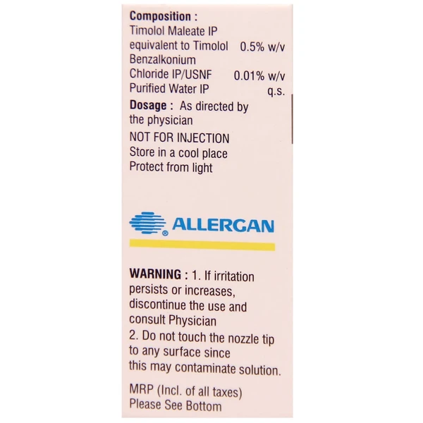 Glucomol 0.5% Eye Drop - Prescription Required