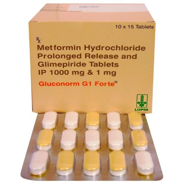 Gluconorm-G 1 Forte Tablet  - Prescription Required