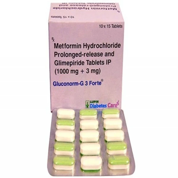 Gluconorm-G 3 Forte Tablet  - Prescription Required