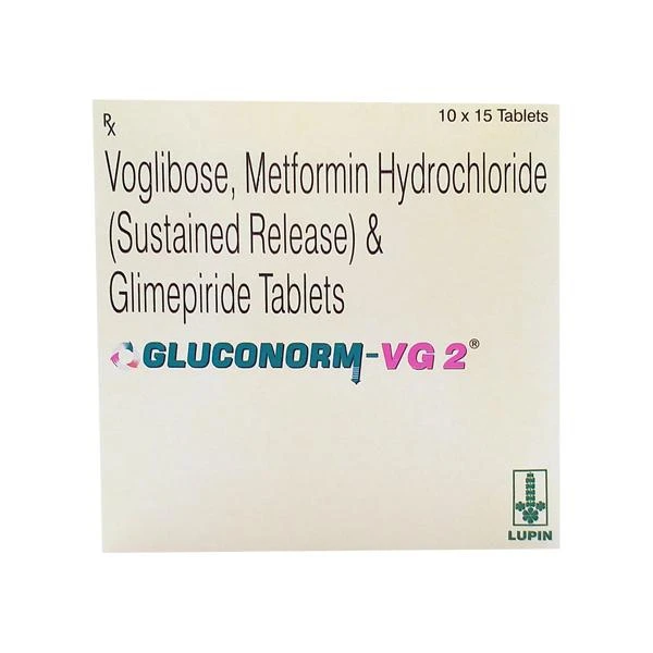 Gluconorm-VG 2 Tablet  - Prescription Required