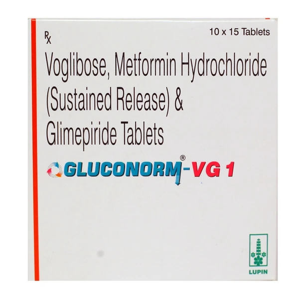 Gluconorm-VG 1 Tablet  - Prescription Required