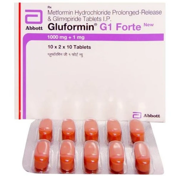 Gluformin G 1 Forte New Tablet  - Prescription Required