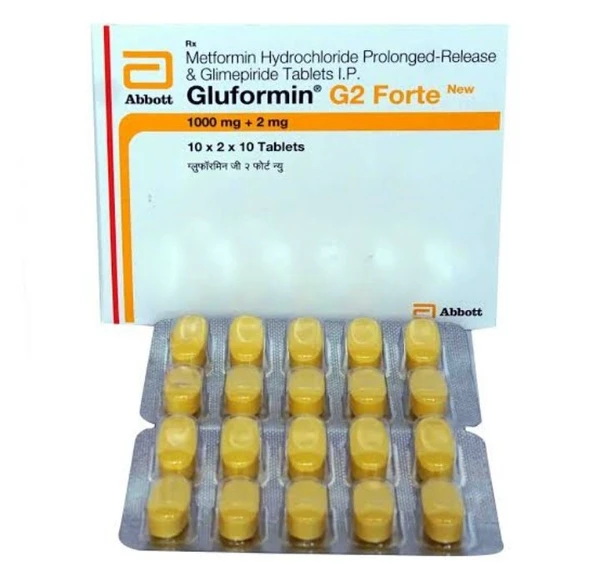 Gluformin G2 Forte New Tablet  - Prescription Required