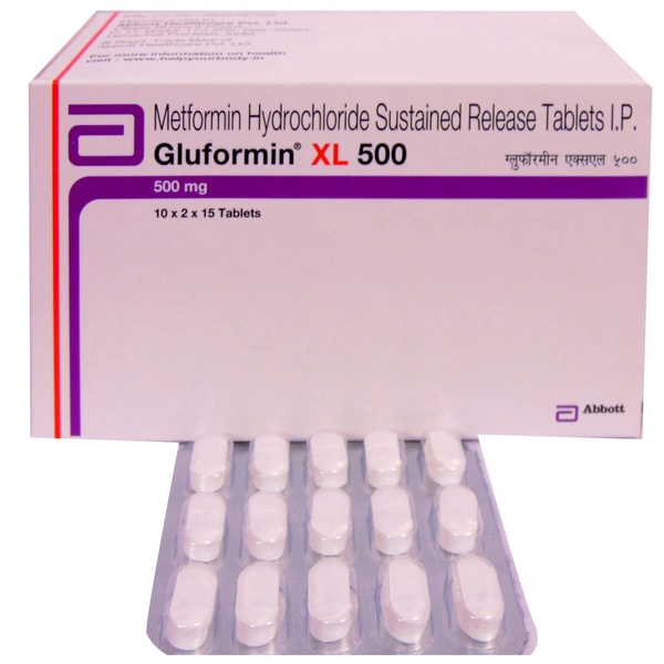 Gluformin XL 500 Tablet  - Prescription Required