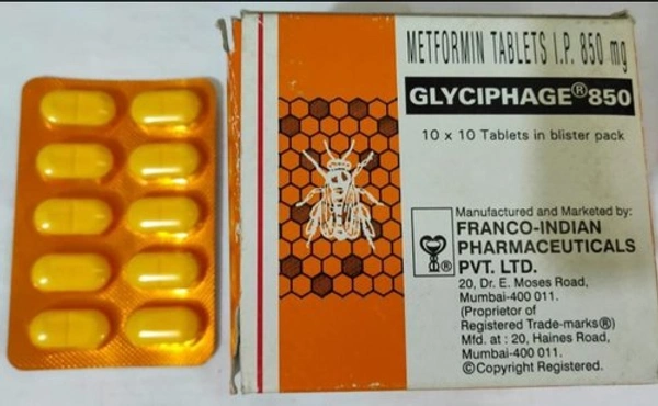 Glyciphage 850 Tablet  - Prescription Required