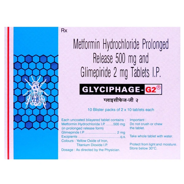 Glyciphage-G 2 Tablet  - Prescription Required