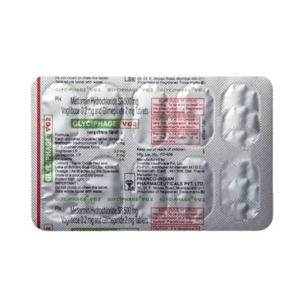 Glyciphage-VG2 Tablet  - Prescription Required