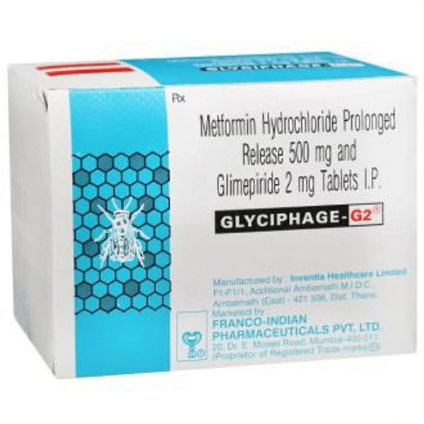 Glyciphage-G 2 Forte Tablet  - Prescription Required