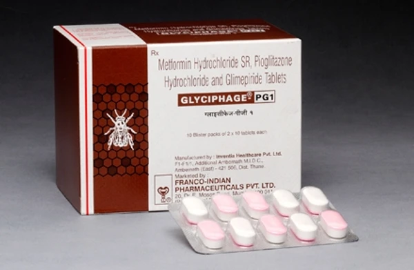 Glyciphage-PG 1 Tablet  - Prescription Required