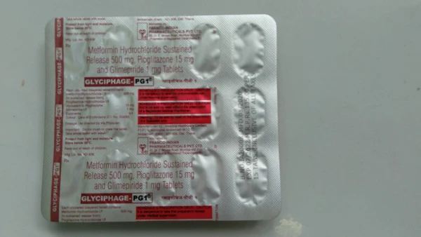 Glyciphage-PG 1 Tablet  - Prescription Required