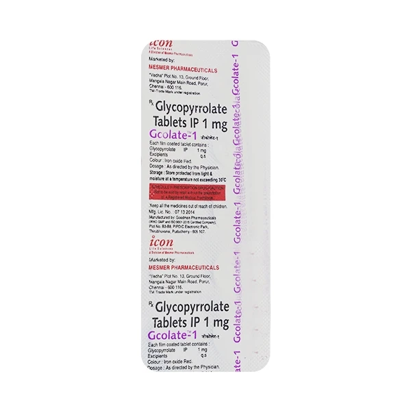 Glycolate 1 Tablet  - Prescription Required