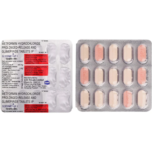 Glycomet-GP 1 Tablet  - Prescription Required