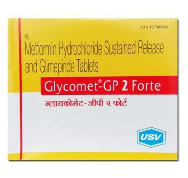 Glycomet-GP 2 Forte Tablet  - Prescription Required