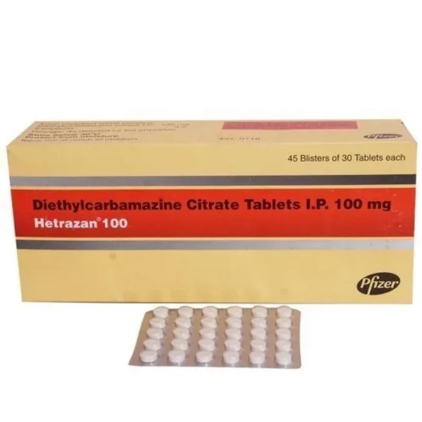 Hetrazan 100 Tablet  - Prescription Required