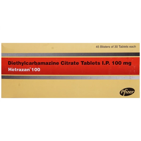 Hetrazan 100 Tablet  - Prescription Required