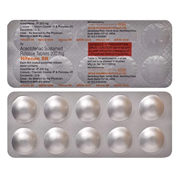 Hifenac SR Tablet  - Prescription Required